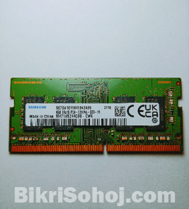 Laptop ram 4GB DDR4 3200Mhz